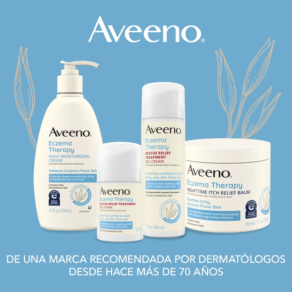Colección de Aveeno Eczema Therapy Nighttime Itch Relief Balm
