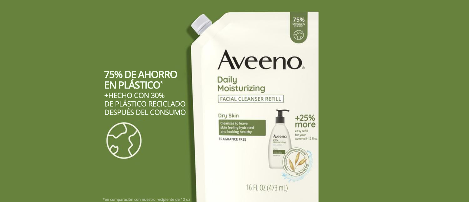 Nuevo envase de productos Aveeno