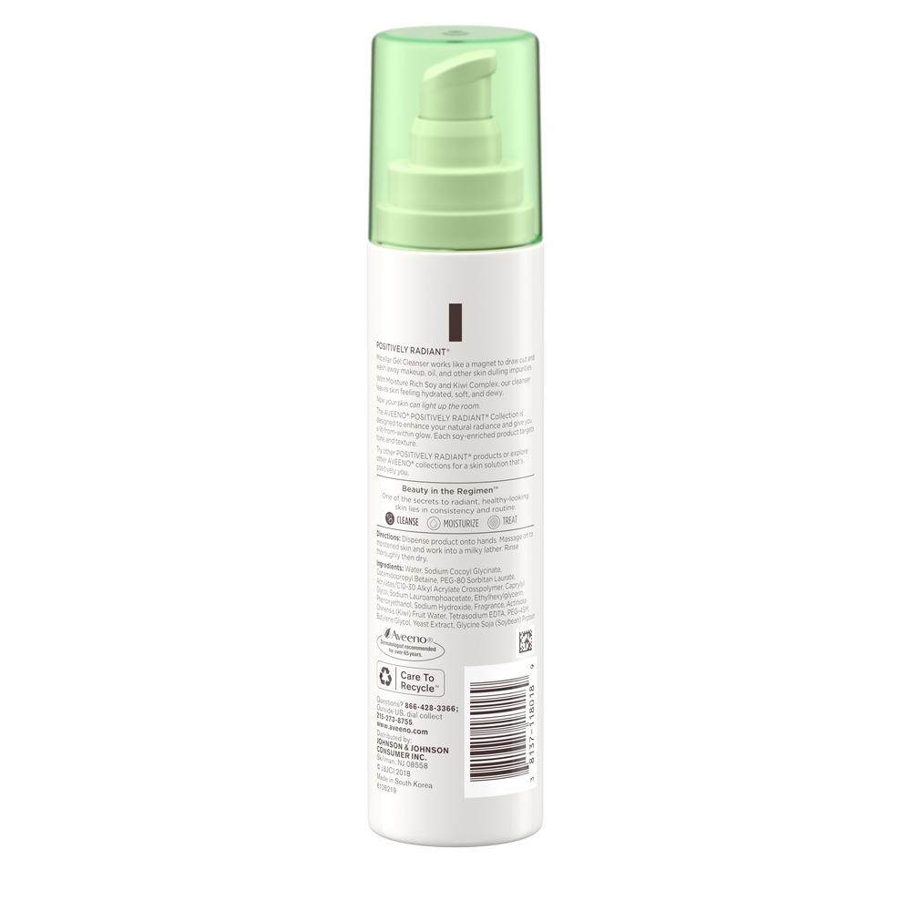 AVEENO® Positively Radiant Micellar Gel Cleanser