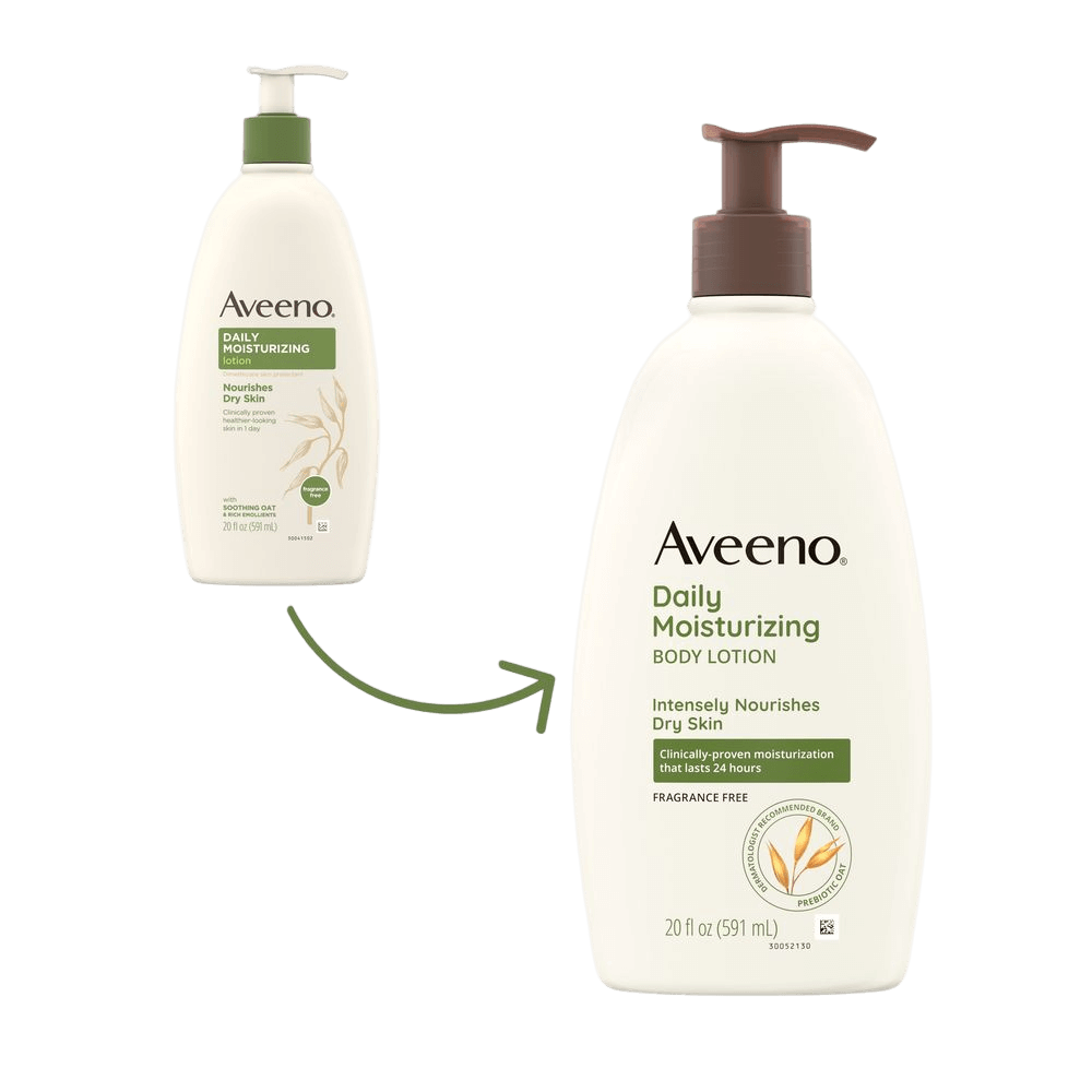 Transición de Aveeno Daily Moisturizing Body Lotion with Soothing Oat