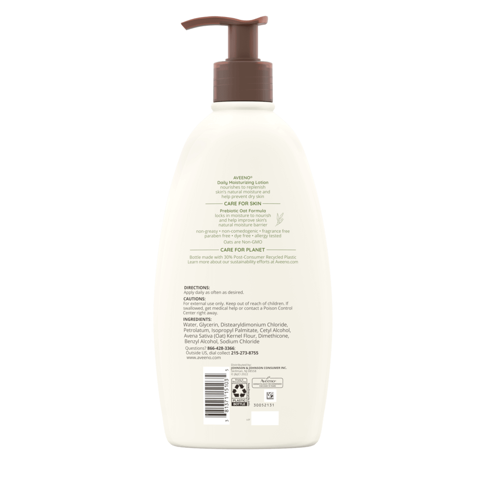 Reverso de Aveeno Daily Moisturizing Body Lotion with Soothing Oat