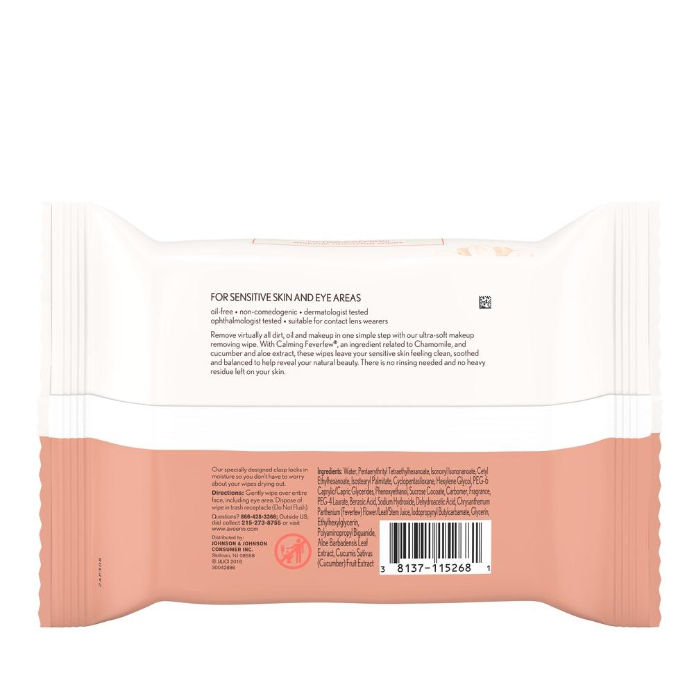 AVEENO ULTRA-CALMING® Makeup Removing Wipes