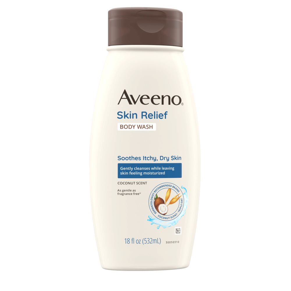 Frente de Aveeno Skin Relief Oat Body Wash with Coconut Scent