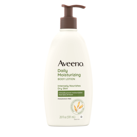 Frente de Aveeno Daily Moisturizing Body Lotion with Soothing Oat