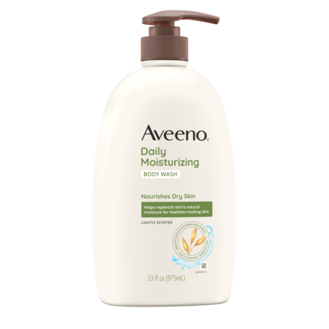 Frente de Aveeno Daily Moisturizing Body Wash with Prebiotic Oat