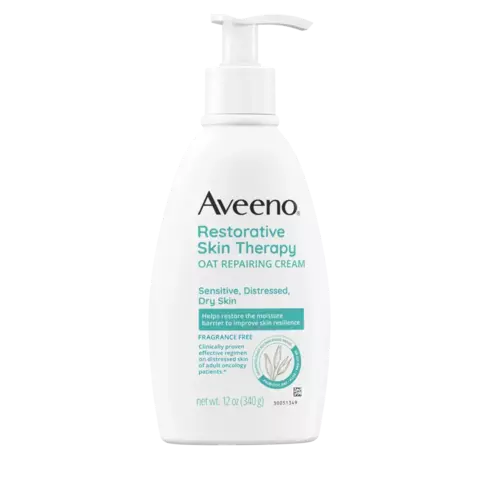 Aveeno Restorative Skin Therapy Oat Repairing Cream, frente